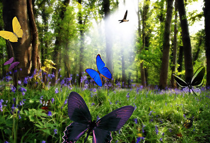 Fototapeta Flying Butterflies 24723